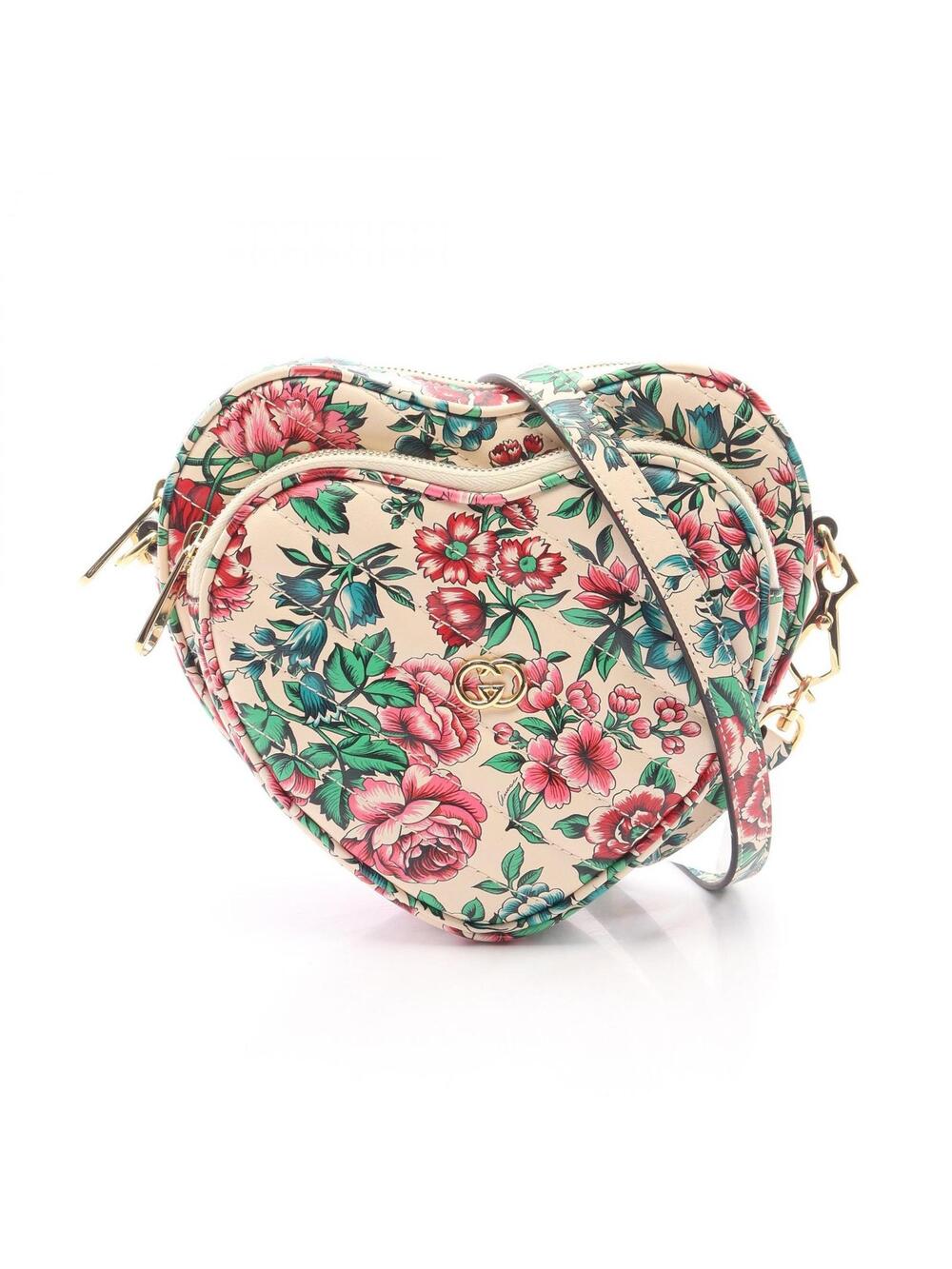 Gucci Gg Marmont Heart Flower Shoulder #346540G86B